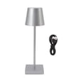 thumbnail image 2 of Cordless Table Lamp, Portable Simple Rechargeable LED Table Lamp  For Outdoor For Restaurant Gold,Silver,Black,White, 2 of 8