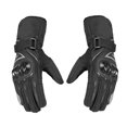 thumbnail image 1 of Winter Motorcycle Gloves Waterproof Cold Weather Motorcycle Gloves Warm Riding Gloves with Reflective Stripe, 1 of 8