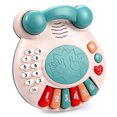 thumbnail image 1 of Piano Drum LED Plastic Musical Drum Musical Toy Developmental Toy for Babies, 1 of 10