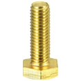 thumbnail image 3 of Unique Bargains Brass Hex Bolts, M8x25mm 1 Pack Fully Thread Grade 4.8 Machine Screws, 3 of 4