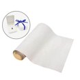 thumbnail image 3 of Back Self Adhesive Sheet Felt for Art and Craft Velvet Velour Fabric Craft Sticker White, 3 of 9