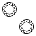 thumbnail image 4 of Ruiboury Lightweight And Easy To Install - Smooth Operation Chain Ring For Bicycles Bicycles Crank Bike Chain 48T black 2Set, 4 of 6