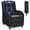 Blue, variant on Giantex Gaming Recliner Chair, Reclining Gaming Chair Ergonomic Leather Sofa with Footrest Lumbar Support Headrest and Side Pouch for Living Room Home Theater, White