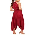 thumbnail image 4 of Fashionable Sleeveless Midi Dress for Women in Solid Color, 4 of 5