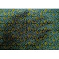thumbnail image 4 of oneOone Cotton Silk Fabric Leaves & Floral Block Printed Fabric 1 Yard 42 Inch Wide, 4 of 5