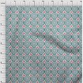 thumbnail image 3 of oneOone Cotton Poplin Fabric Diamond & Circle Block Printed Craft Fabric BTY 42 Inch Wide, 3 of 4