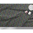 thumbnail image 2 of Soimoi Satin Silk Fabric Abstract Dots Shirting Print Fabric by Yard 42 Inch Wide, 2 of 3