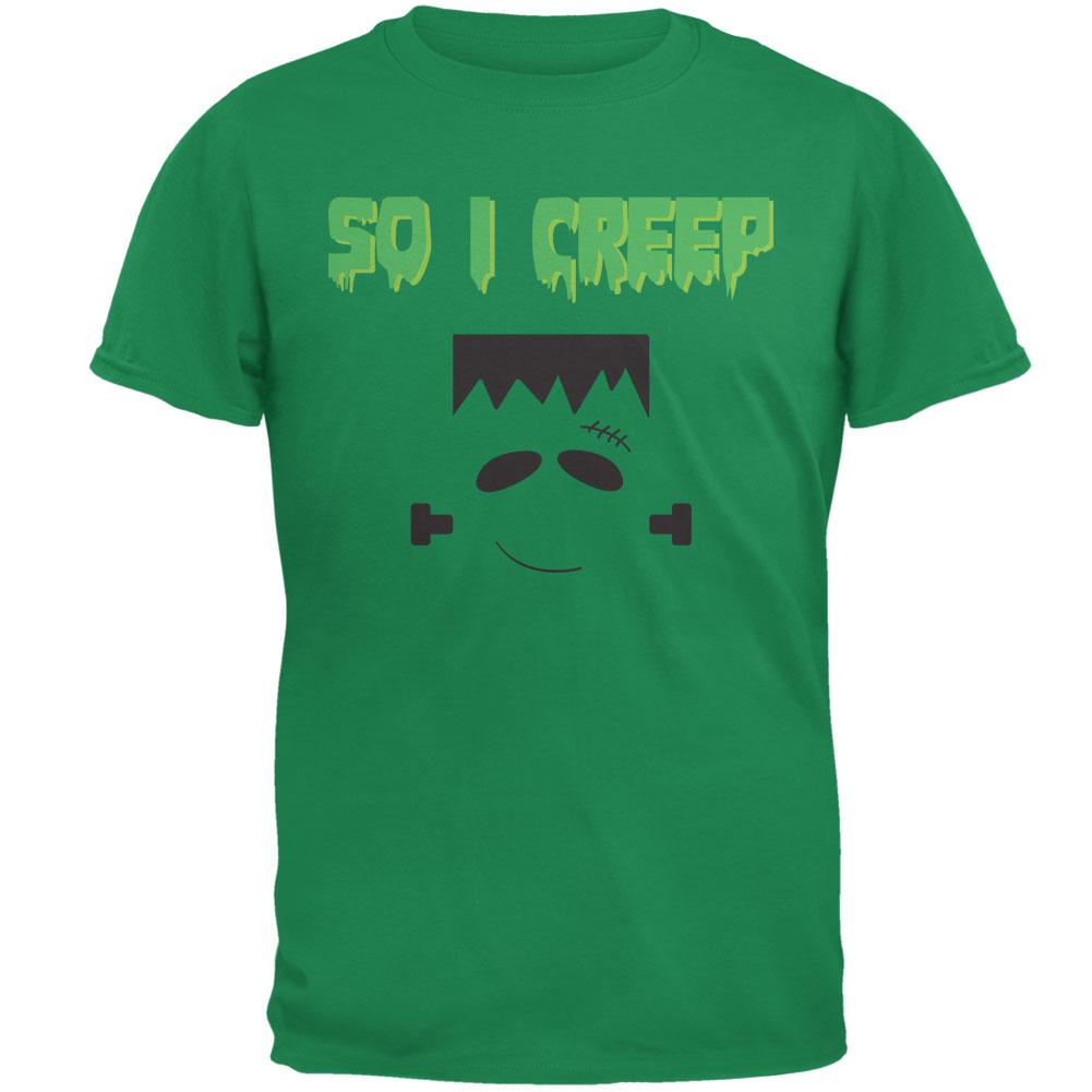Halloween So I Creep Frankenstein T-Shirt pour Homme