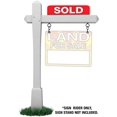 thumbnail image 3 of Red Real Estate Sign Riders | Set of 6 Aluminum Metal Signs With Different Messages for Real Estate | 6x24 inch, 3 of 4