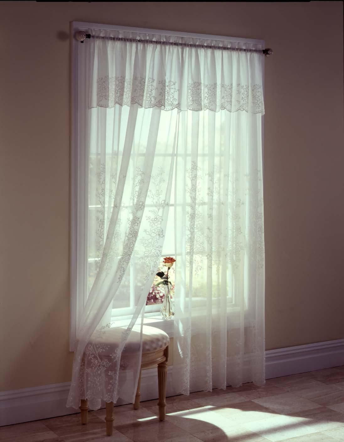519 Isabelle Embroidered Sheer Voile Print
