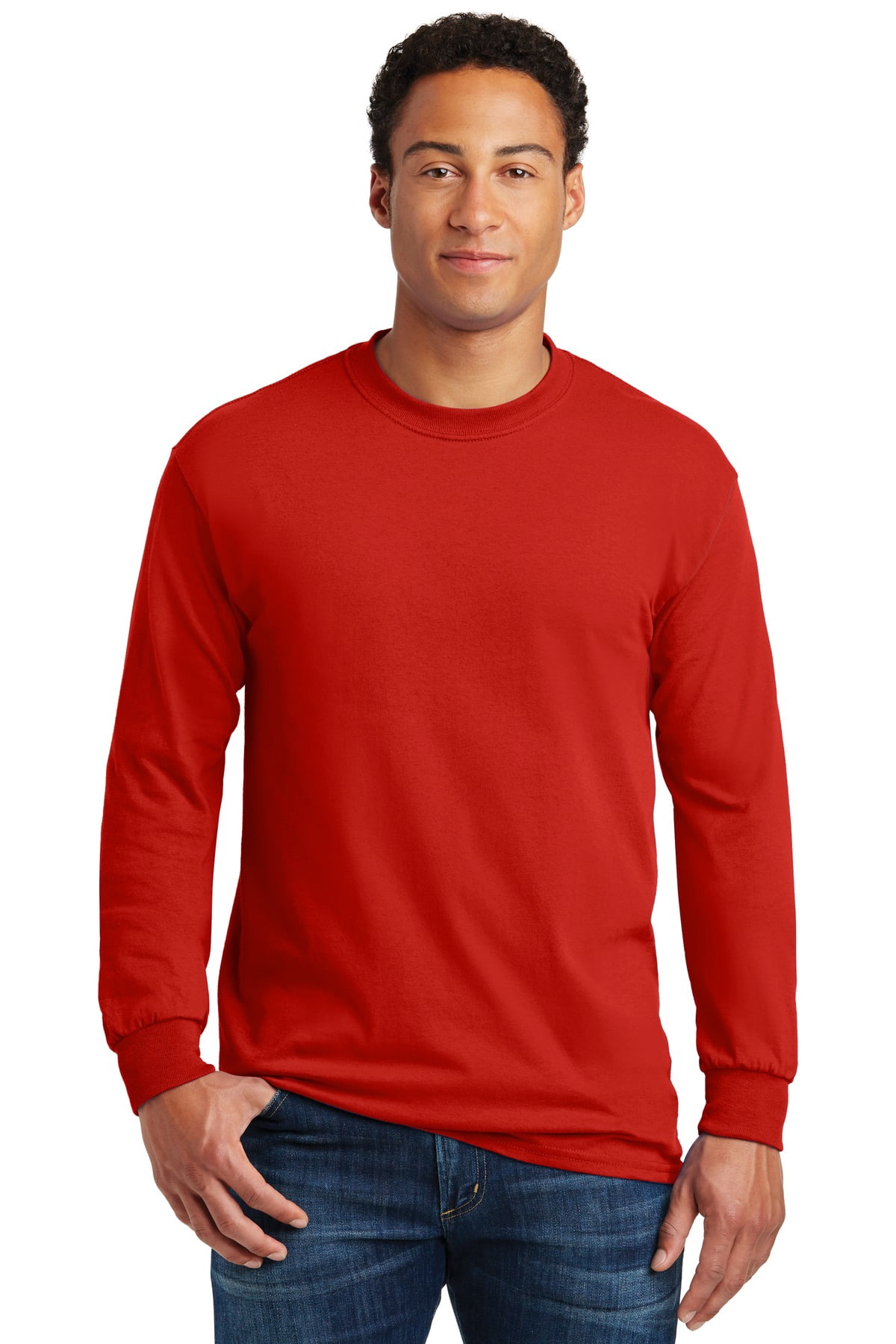 Heavy Cotton 100% Cotton Long Sleeve TShirt