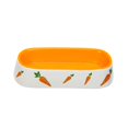 thumbnail image 1 of fastboy Non Slip Rabbit Feeder Bowl Feeding Basin for Hedgehog Gerbils Puppy Kitten 19cmx8.3cmx4.2cm, 1 of 9