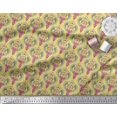 thumbnail image 3 of Soimoi Poly Georgette Fabric Moroccan Damask Print Sewing Fabric Yard 52 Inch Wide, 3 of 3