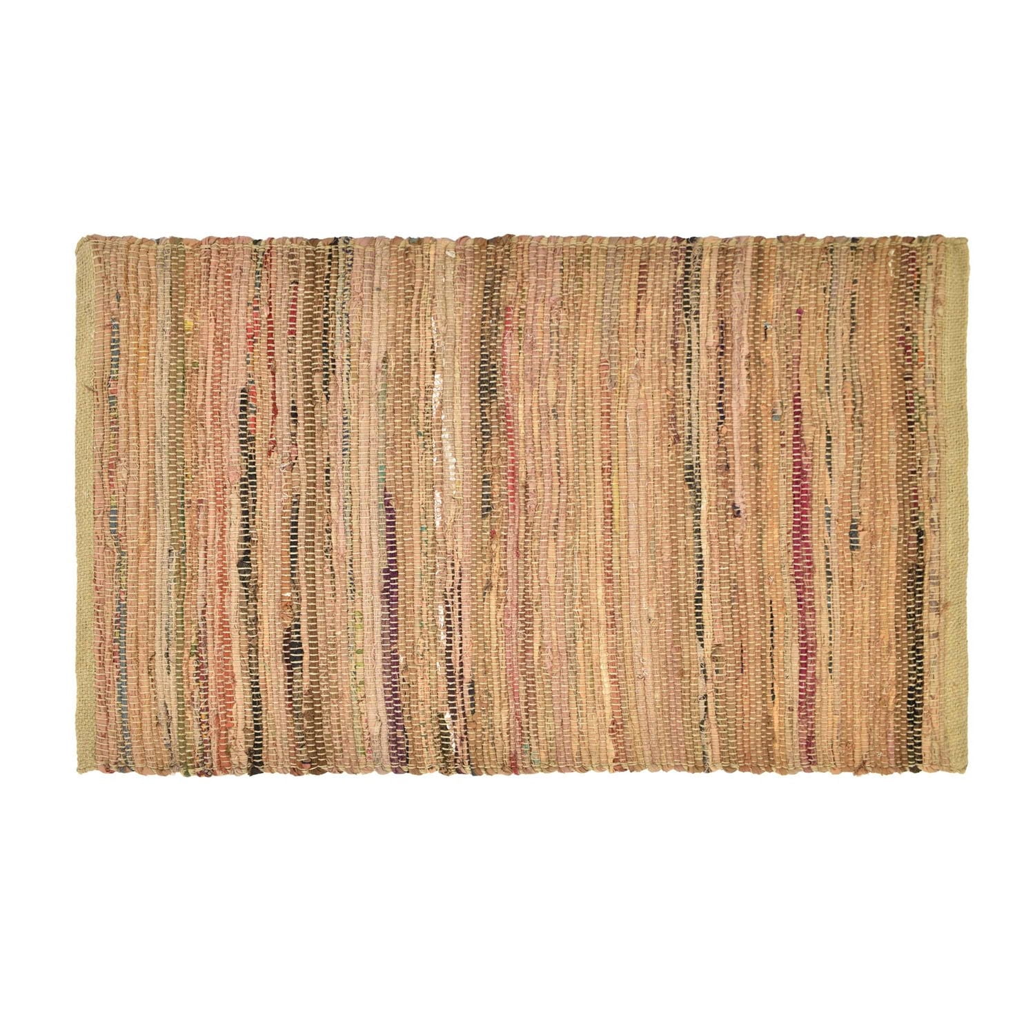 Fabstyles Premium 100% Cotton Rug, Handmade Area Rag Rug for Living Room, Hallway, Patio