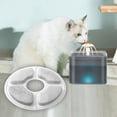 thumbnail image 4 of 4pcs Round Cat Water Fountain Filter Charcoal Iron Exchange Resin Filter Replacement, 4 of 9