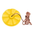 thumbnail image 1 of 11 Inch Outdoor Sports Swing Climbing Disc Seat With Petals Rope For Children Camping Hiking Adventure Play, 1 of 6