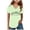 Mint Green, variant on FhsagQ Tops Girls Shirts Size 10-12 White Shirts for Teen Kids Girls Child Short Sleeve Prints T Shirt Trendy Girls Fans Gift Tops Girls Christmas Shirts Size 7-8 Summer Black 12-13 Years