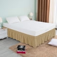 thumbnail image 2 of Subrtex Easy Fit Bed Skirts , Wrap Around Dust Ruffle with Long Tailored Drop, 2 of 6