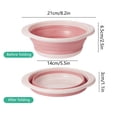 thumbnail image 3 of EGNMCR Organisateurs et Rangement de Garde-Robe, Bassine de Lavage Pliable Portable et Gain de Place Utilisation Multifonctionnelle Grande et Grande Capacité Bassine de Lavage pour Dortoir d'Étudiant Fournitures de Rentrée Bassine en Plastique, 3 of 6