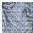 thumbnail image 4 of Soimoi Blue polyester Crepe Fabric Motivational Quotes Text Decor Fabric Printed Yard 52 Inch Wide, 4 of 5