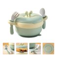 thumbnail image 2 of Stainless Steel Water Injection Bowl Kids Suction Bowl Heat Preservation Bowl, 2 of 8