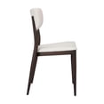 thumbnail image 4 of Take Me Home Classic Silloutte Dining Chair, Gray PU Upholstery and Walnut frame., 4 of 4