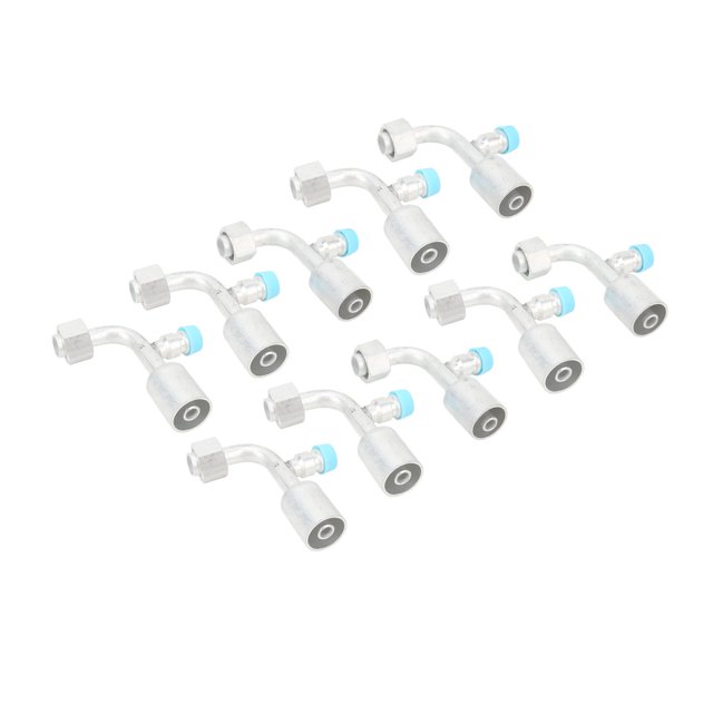 Air Conditioning Aluminum Joint,10PCS Car AC Hose Auto AC Hose Adapter Car AC Hose Fitting Modern Innovation