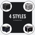 thumbnail image 4 of Vaultz Portable File Storage Box with Handle - 14.5" x 17.5" x 15.5" Letter/Legal Size Mobile Lock Box - Double Combination Locking Cabinet - Black, 4 of 10