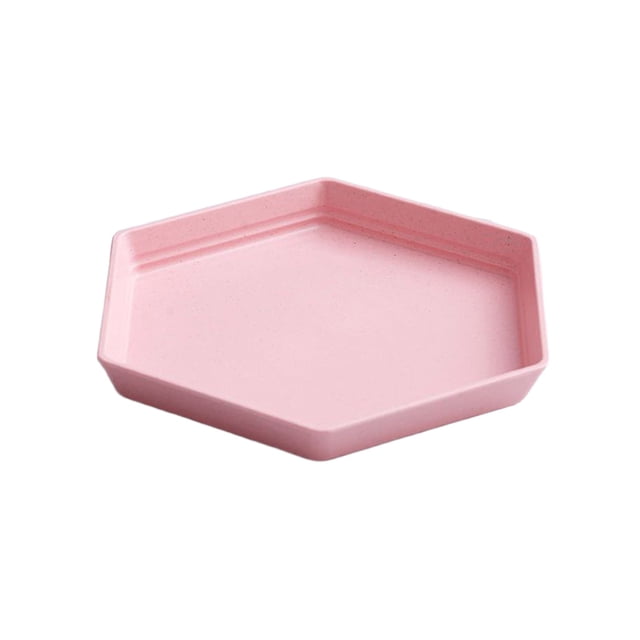 Assiettes en Paille de Blé Mini Plateau en Paille de Blé Réutilisable Carré Lavable au Lave-Vaisselle et au Micro-Ondes Non Fragile Enfant Adulte Animal de Compagnie Trajet Assiettes Compatibles au Micro-Ondes