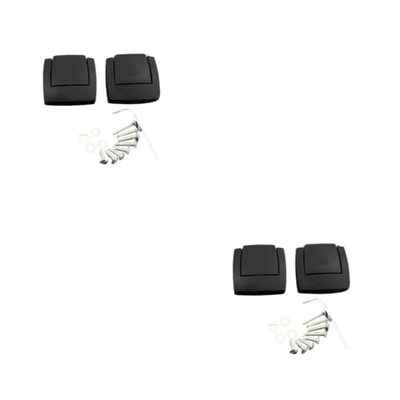 Thinsony 1/2/3/5 Wide Application Tail Box Lock With Reliable And Strong Locking Power Easy black 2PCS
