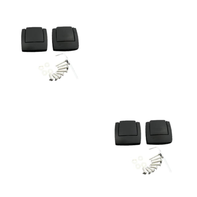 Thinsony 1/2/3/5 Wide Application Tail Box Lock With Reliable And Strong Locking Power Easy black 2PCS