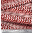 thumbnail image 2 of Soimoi Polyester Crepe Fabric Artistic Floral Printed Fabric 1 Yard 42 Inch Wide, 2 of 3