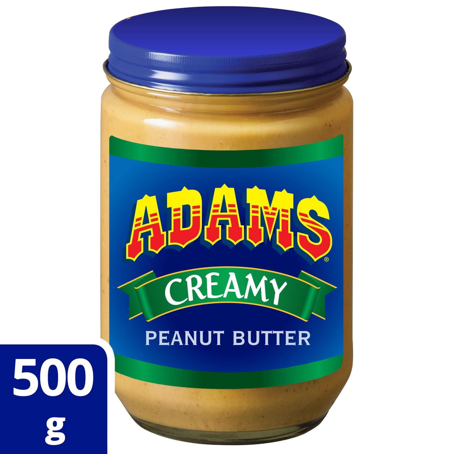 Adams beurre d'arachide crémeux 100 % naturel 500g