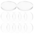 thumbnail image 4 of 12pcs Glass Table Top Bumpers Clear Glass Table Top Round Anti Slip Pads Rubber Bumpers For Glass Table Tops Photo Frame Furniture, 4 of 9