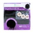 thumbnail image 1 of LOVE KNITTING Pom Pom 10 cm (4 in) noir - 2pcs, 1 of 3