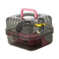 thumbnail image 2 of Milaget Hamster Cage with Water Bottle Breathable Carry Case for s Gerbils Rats pink, 2 of 9