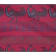 thumbnail image 4 of oneOone Cotton Flex Fabric Floral & Peacock Block Printed Craft Fabric BTY 40 Inch Wide, 4 of 4