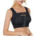 thumbnail image 1 of Fartey Womens Plus Size Front Closure Post Surgical Compression Everyday Bra Mastectomy with Removable Breast Support Band Posture Sports Bras, 1 of 4