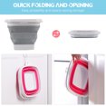 thumbnail image 4 of Portable Collapsible Bucket Water Basin Container for Fishing Hiking Backpacking Camping Outdoor Survival Car Washing, 4 of 8