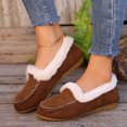 thumbnail image 4 of Cameland Chaussures Confortables pour Femmes Femmes Mode Tongs Cheveux Talon Bas Semelle Plate Chaussures Chaudes Talons Bas Chaussures, 4 of 4