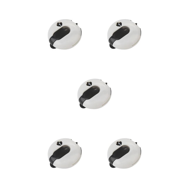 bedienty Compteur de Score de Golf 12 Temps, Garde-Doigts Réutilisable, Outils de Score pour Sports Extérieurs et Intérieurs, Blanc 5Ensemble