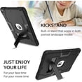 thumbnail image 2 of iPad 9th Generation Case, iPad 8th Generation Case, iPad 7th Gen Case, iPad 10.2 2021/2020/2019 Case, Supershield 3 in 1 - Black, 2 of 5