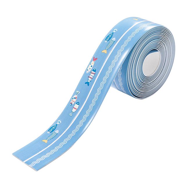 Baohd Waterproof Sealing Tape for Bathroom Kitchen Floor Fish 4.0x260cm