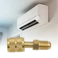 thumbnail image 1 of Brass Adapter,New R410 Brass Adapter Female Charging Hose Brassadapter Highly Versatile, 1 of 7