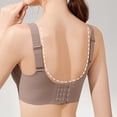 thumbnail image 3 of Women's Seamless Wireless Bra - Full Coverage, Padded, V Neck, Nylon Spandex, Comfortable Daily & Sleepwear, 3 of 8