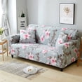 thumbnail image 2 of Housses Élastiques pour Canapé 1/2/3/4 Places, Housse Extensible à Motif Floral pour Causeuse, 2 of 9