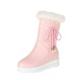 thumbnail image 2 of LSLJS Women's Snow Boots, Winter Warm Thick-soled Inner Height-increasing Cotton Snow Shoes, 2 of 9