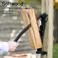 thumbnail image 3 of Wall Mounted Kindling Splitter, Non Break Efficient Chopping Portable Safe Wood Kindling Splitter Carbon Steel Rustproof  for Yard, 3 of 7