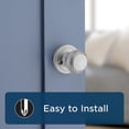 thumbnail image 4 of Troy Matte Front Door Knob with Lock and Key Exterior/Interior Door Handles with Lock Keyed Entry Door Knobs for Front Door Bedroom Bathroom & Office Traditional Home Décor, 4 of 10