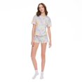 thumbnail image 2 of No Boundaries Women's Tee and Boxer Short 2-Piece Set, 2 of 6